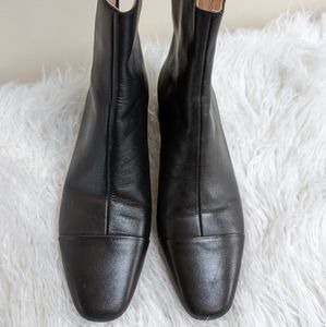 JCrew cap toe ankle boots